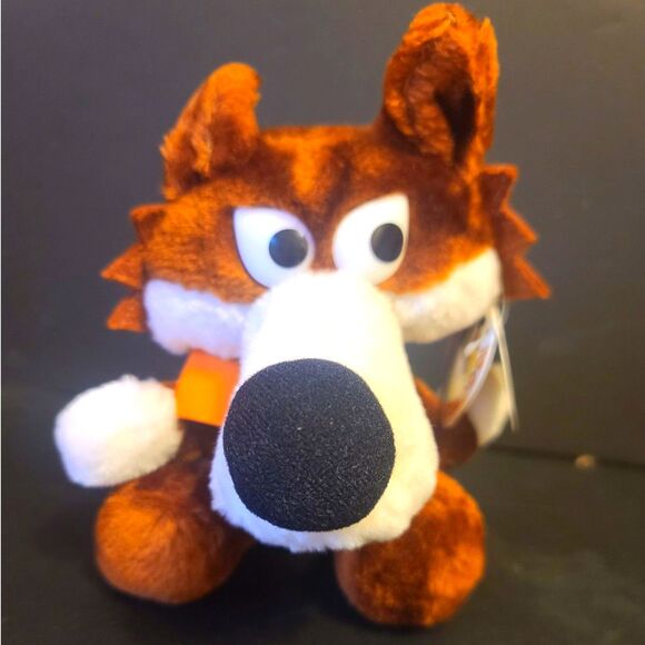 Retro Peliko Plushie 80s Mascot Toy Collectible Decor Stuffed Animal - Picture 1 of 5